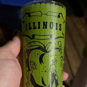 Vintage Illinois Souvenir Glass